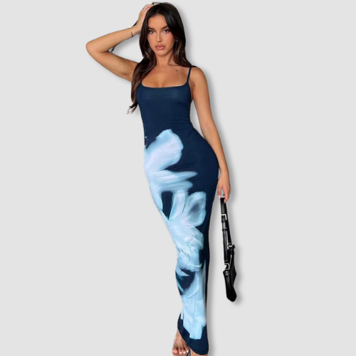 Benthe | Bloemenprint  Maxi Dress