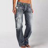 Dinte |  Losse wijde denim jeans voor dames