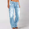 Dinte |  Losse wijde denim jeans voor dames