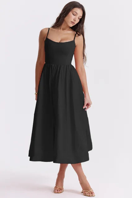 Jasmijn | Strapless halterjurk