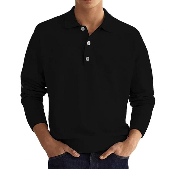 Felix | Poloshirt met lange mouwen