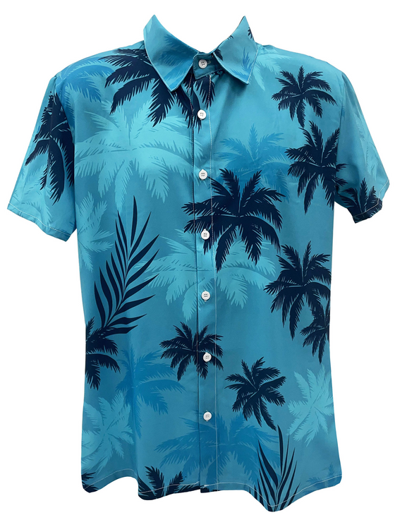 Reinier | Strandshirt met bloemenprint