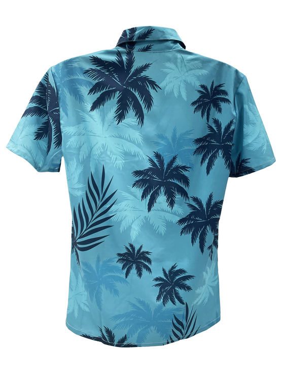 Reinier | Strandshirt met bloemenprint