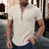 Arie | Henley t-shirt in zand