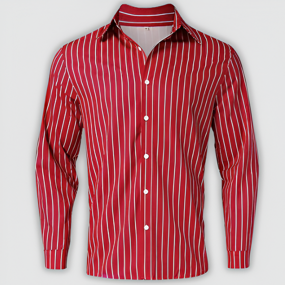 Menzo | Casual Shirt Lange Mouw