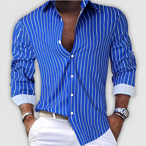 Menzo | Casual Shirt Lange Mouw