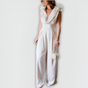 Yeske | Jumpsuit met watervalhals